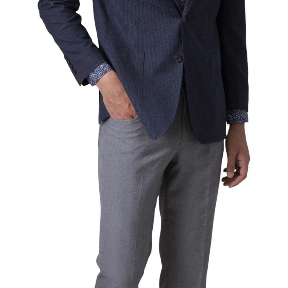 Nordstrom Zanetti ZNT18 Pants Trousers Slacks Straight Gray Men Size 31 x 30